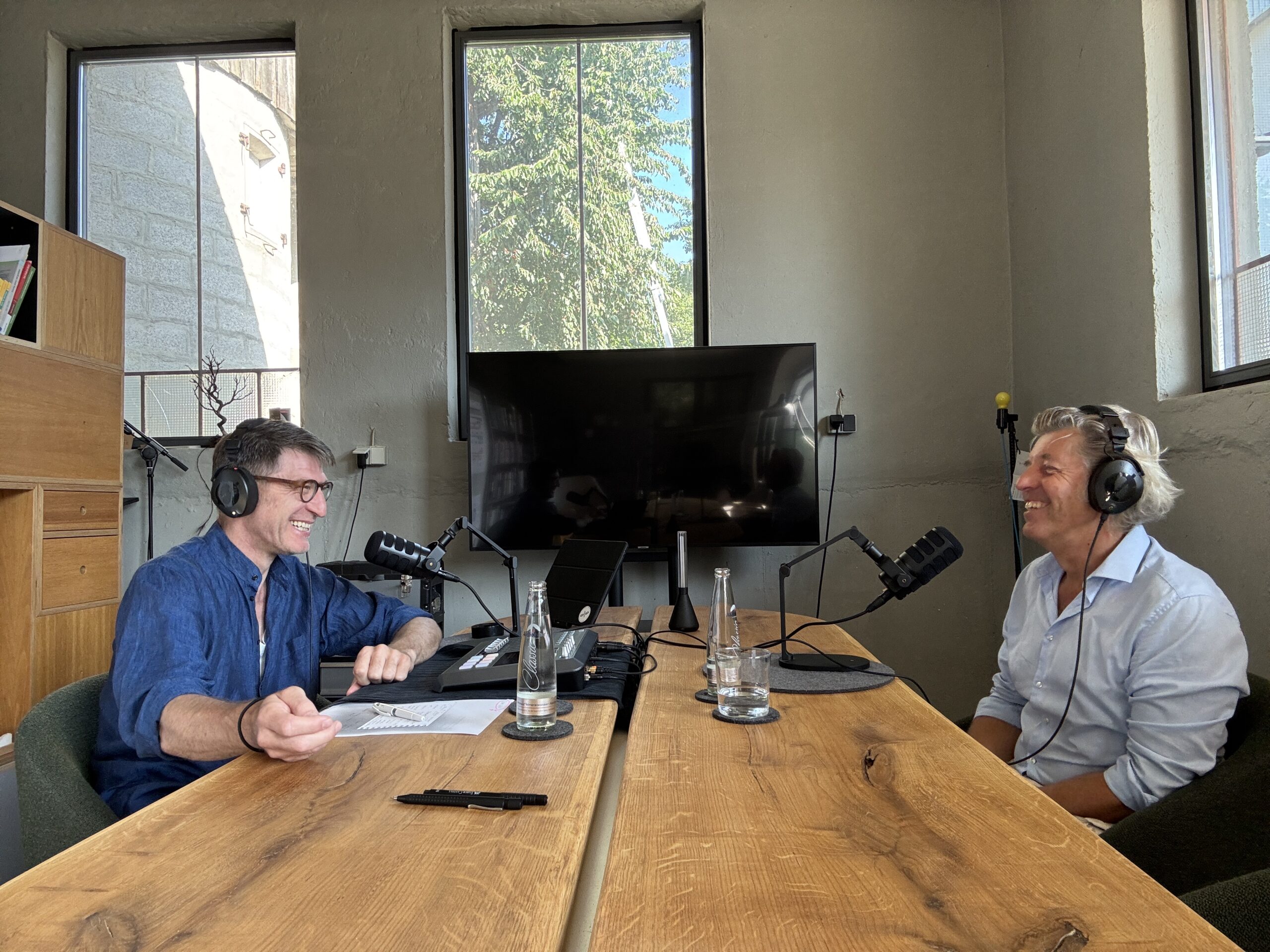 Podcast und Interview Michael Ulmer links und Gerdum Enders re hts
