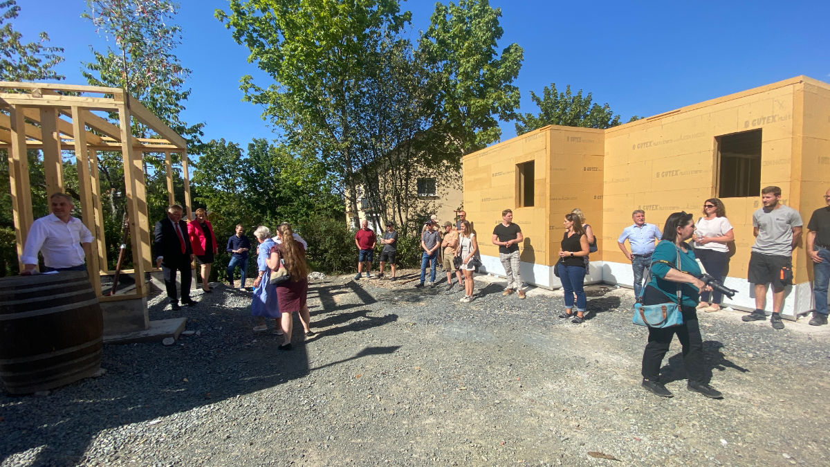 Richtfest Hütten